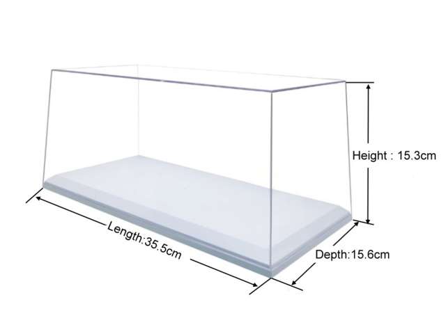 Big Stackable Showcasex White Base -  1:18